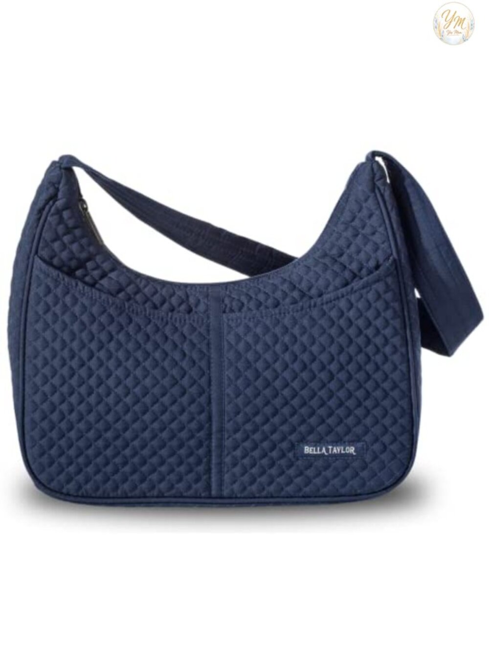 Quilted Shoulder Bag for Women, Lightweight Hobo Purse with Pockets
